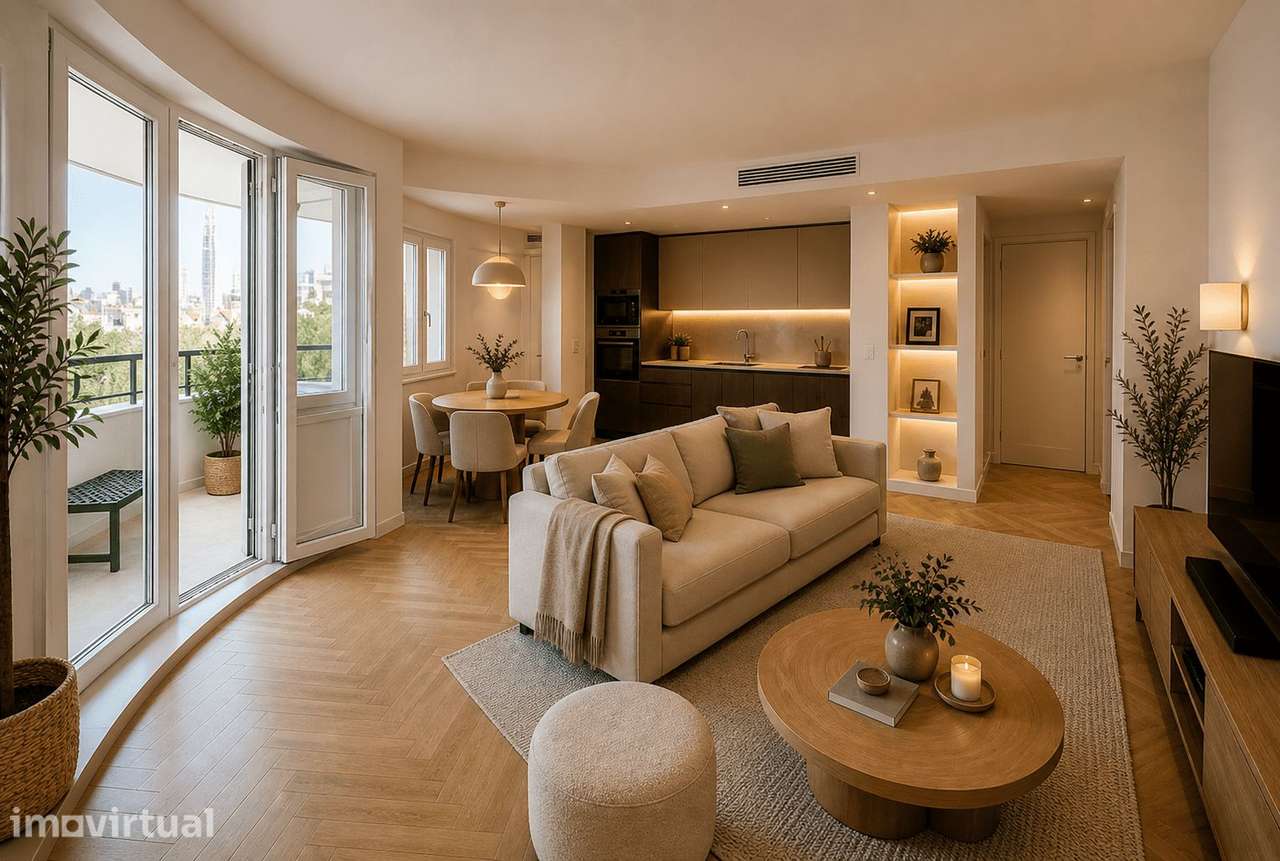 Apartamento T2 com vista, Amoreiras, Lisboa - Grande imagem: 3/25
