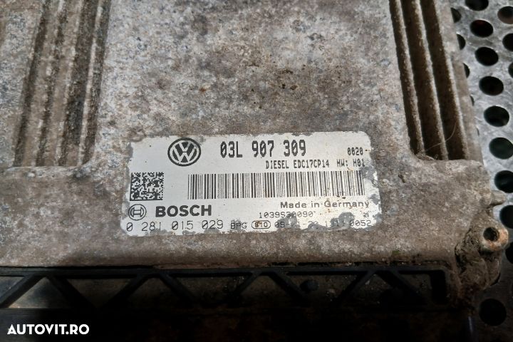 Calculator motor ECU 03L907309 0281015029 - 2.0 CBAB 03L907309 028101 - 3