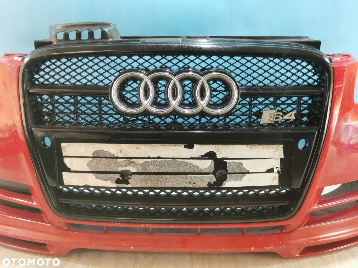 Audi A4 B7 S4 Look zderzak grill przód przedni LY3J dokładka - 2