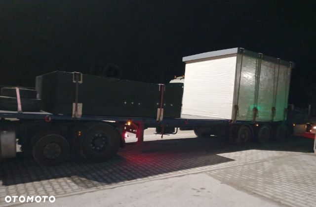 Van Eck 2011r., niskopodwoziowa platforma, mega, wys. 90cm, szer. 254cm, koła 17,5 bliźniaki, muldy, zagłębienia na kombajn, ładowarkę, dźwig, ciągnik siodłowy, 13,5m pokładu - 17