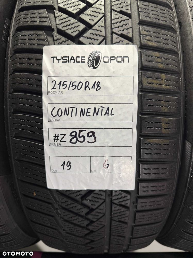 Opony Zimowe 215/50/18 Continental WinterContact Komplet #Z859 - 5