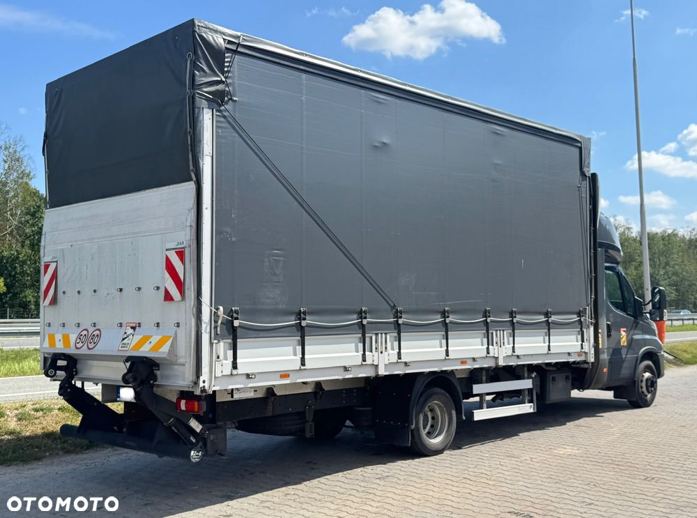 Iveco Daily 2024 Hi-Matic‼️72C18H‼️Winda Bar 1000KG // Plandeka 15 Palet 2x Firanka + dach zsuwany + regulacja wysokości ‼️Spanie z tyłu Spojtrak XL Poduszki Pneumatyczne Wysokość rampowa Full LED Tempomat Aktywny Salon Polska DMC7200KG Faktura Vat 23% TwinCab GEN2 V2 - 3