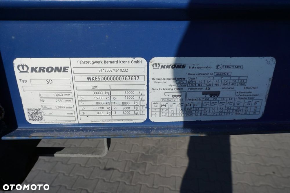 Krone FIRANA SAF TARCZE * WINDA * 2017 - 19