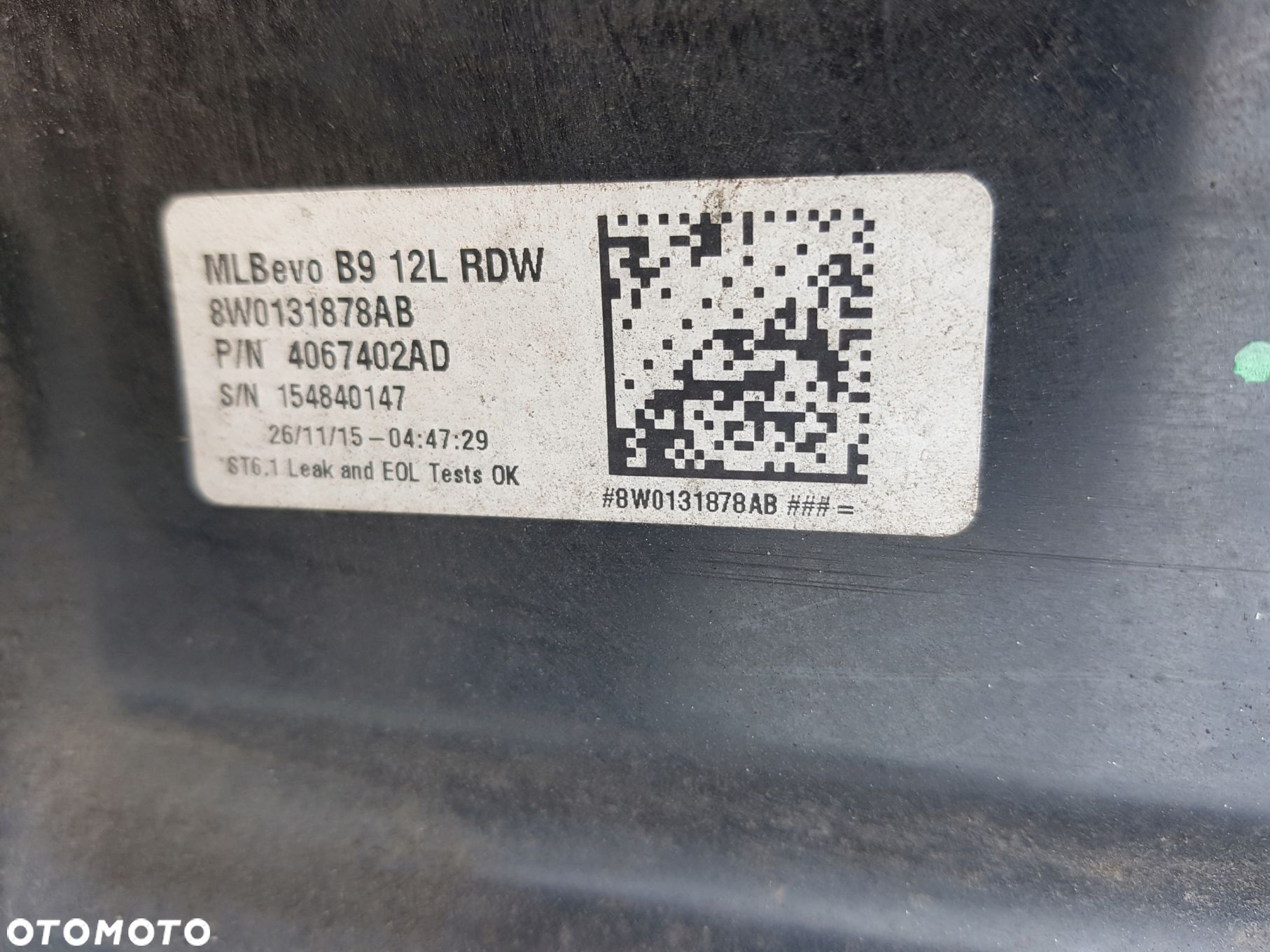 AUDI A4 B9 8W 15-18r 2.0 TDI ZBIORNICZEK ADBLUE POMPKA 8W0131878AB - 4