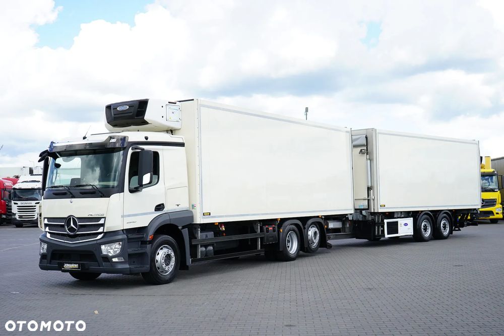 Mercedes-Benz ACTROS / 2540 / ACC / E 6 / ZESTAW PRZEJAZDOWY / CHŁODNIA + WINDA / 38 PALET - 2