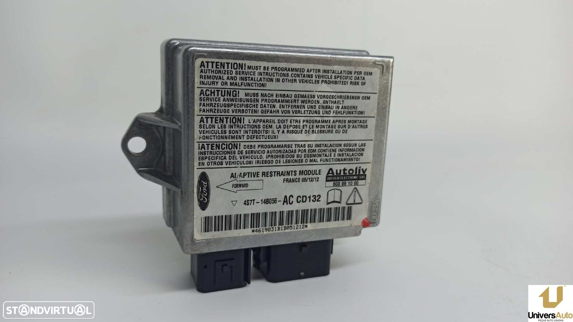 CENTRALINA DE AIRBAG FORD MONDEO BERLINA (GE) GHIA (06.2003->) (D) - 6