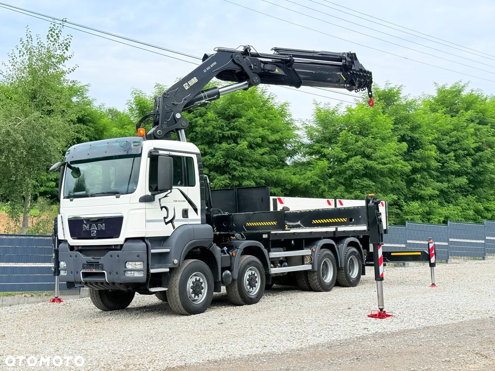 MAN * MAN 41.440 TGS * 8x6 * HDS Kran Hiab 855 E-8 HIPRO * 20 M * Energetyka * Sprowadzony * - 32
