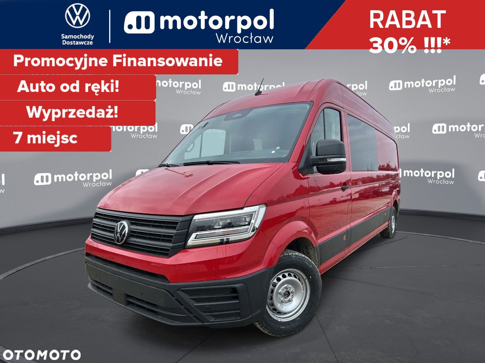 Volkswagen Crafter 35 Brygadówka/Furgon (PO LIFTINGU!!) L4H3, 2.0BiTDI 177KM, 4490mm, Wysoki dach - 1