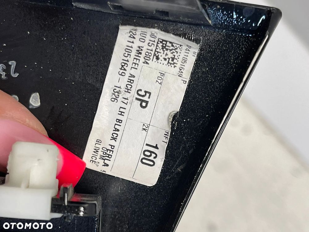 OPEL GRANDLAND X LIFT 2021- ZDERZAK PRZÓD PRZEDNI / LISTWY PDC KOLOR BLACK PERLA ORYGINAŁ - 20