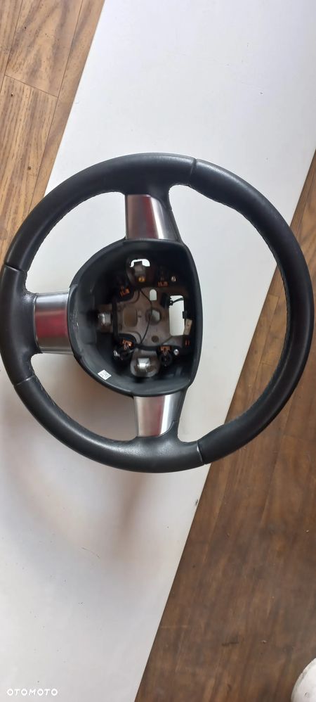 KIEROWNICA SKÓRA CZARNA FORD FOCUS MK2 LIFT ŁADNAPOZNAN skora bdb - 1