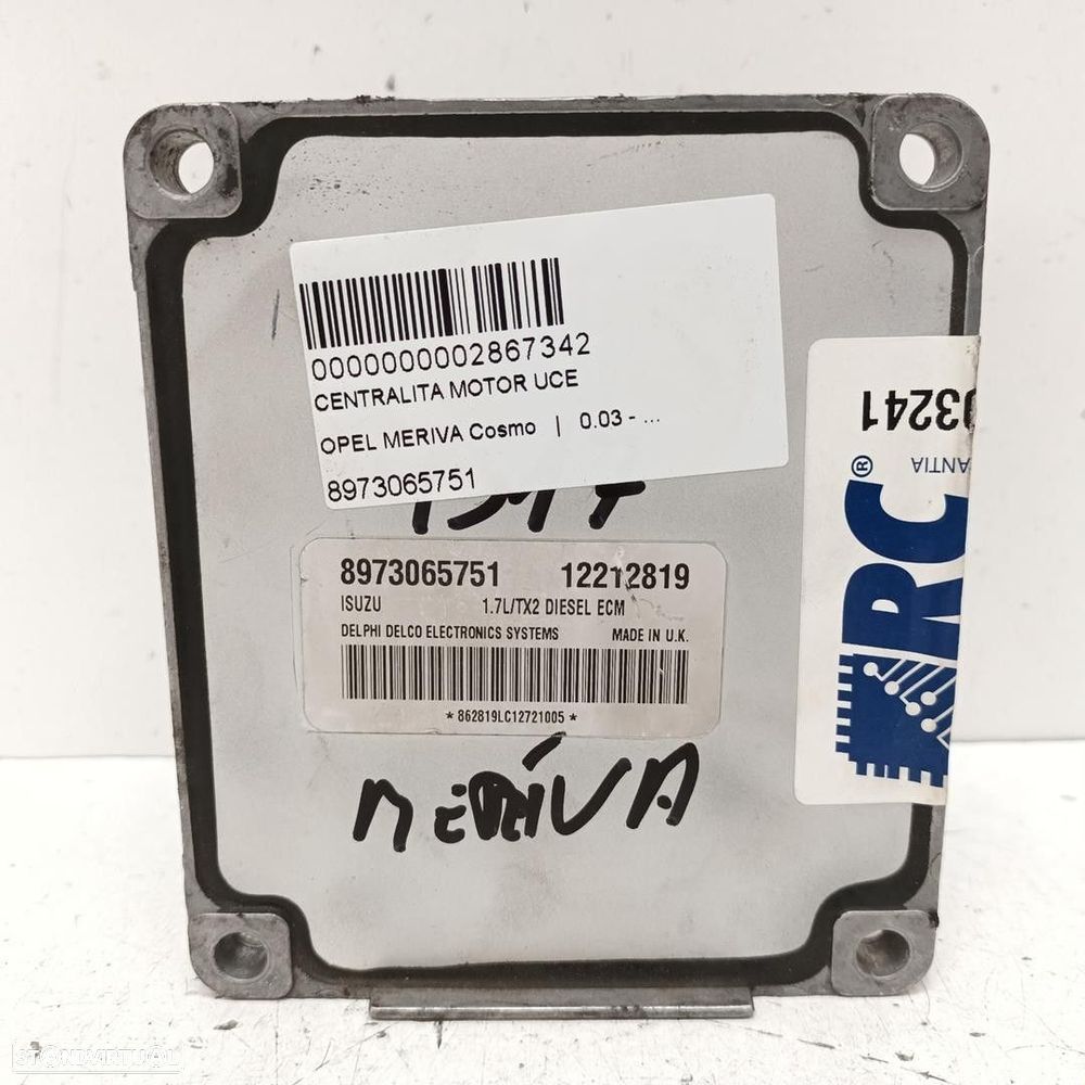 CENTRALINA MOTOR UCE OPEL MERIVA A LIMUSINA 2003 -8973065751 - 8
