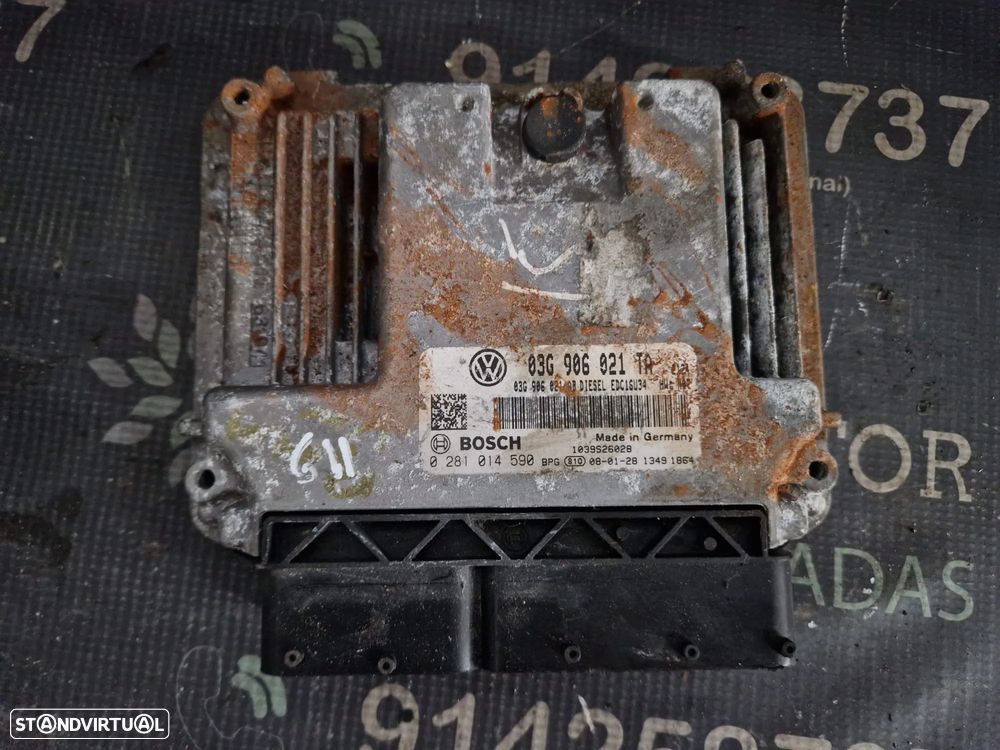 Centralina usada BOSCH 03G 906 021 TA VW EOS 2.0 TDI BMM