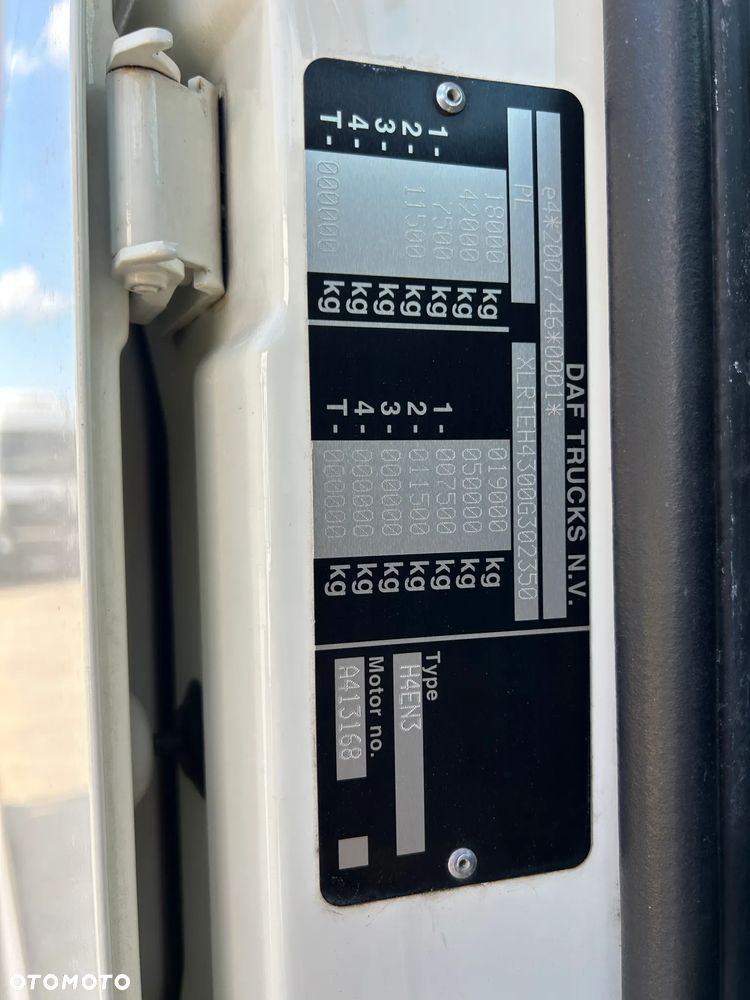 DAF XF 106 480 KAMERA / KLIMA POSTOJOWA / MEGA LOW DECK / TYLKO 673 TYS. KM PRZEBIEGU / NAJWYŻSZA KABINA SUPER SPACE CAB / 2020 ROK !! - 34