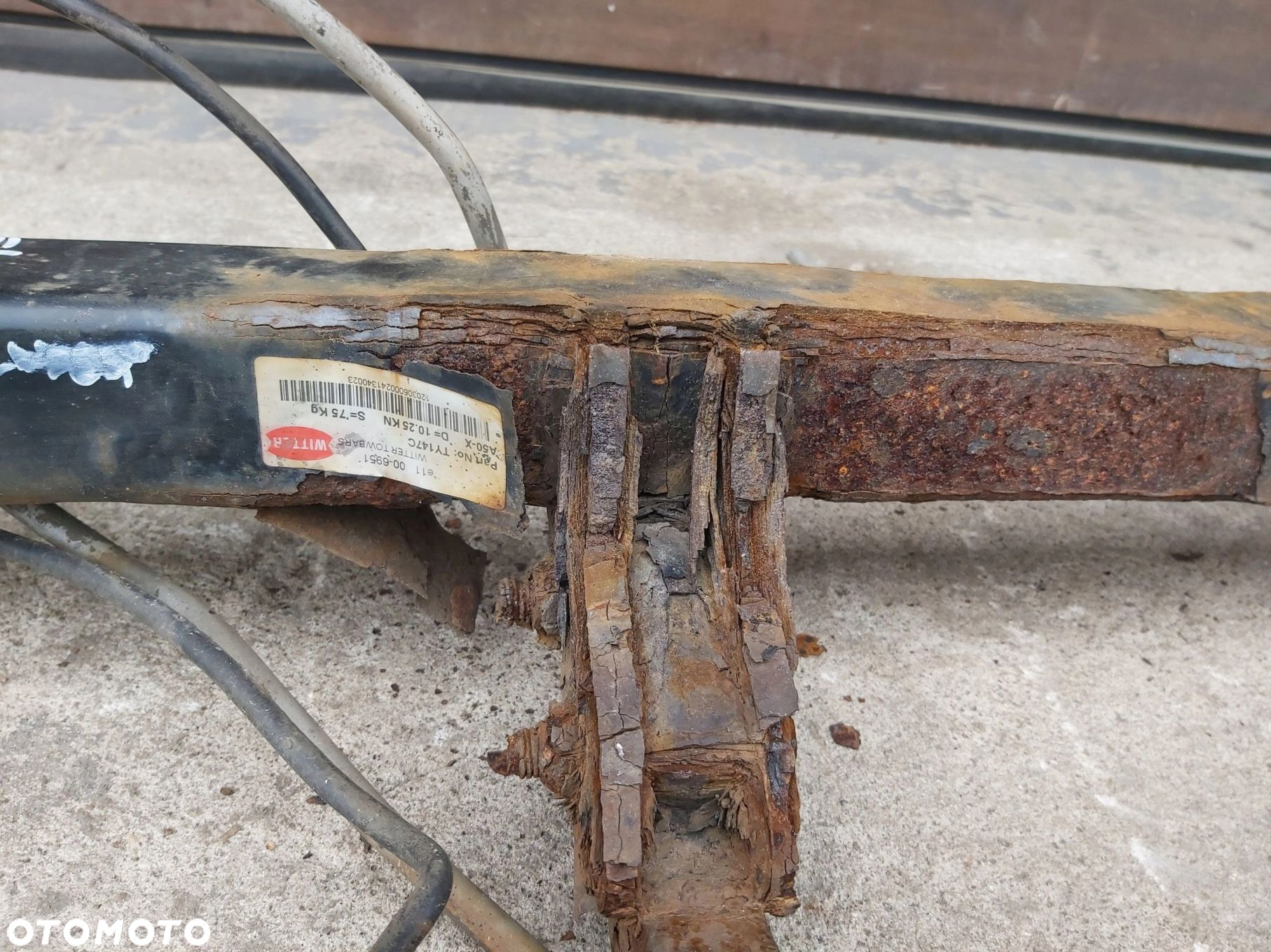 Toyota Rav4 III hak holowniczy przyczepki tył WITTER - 7