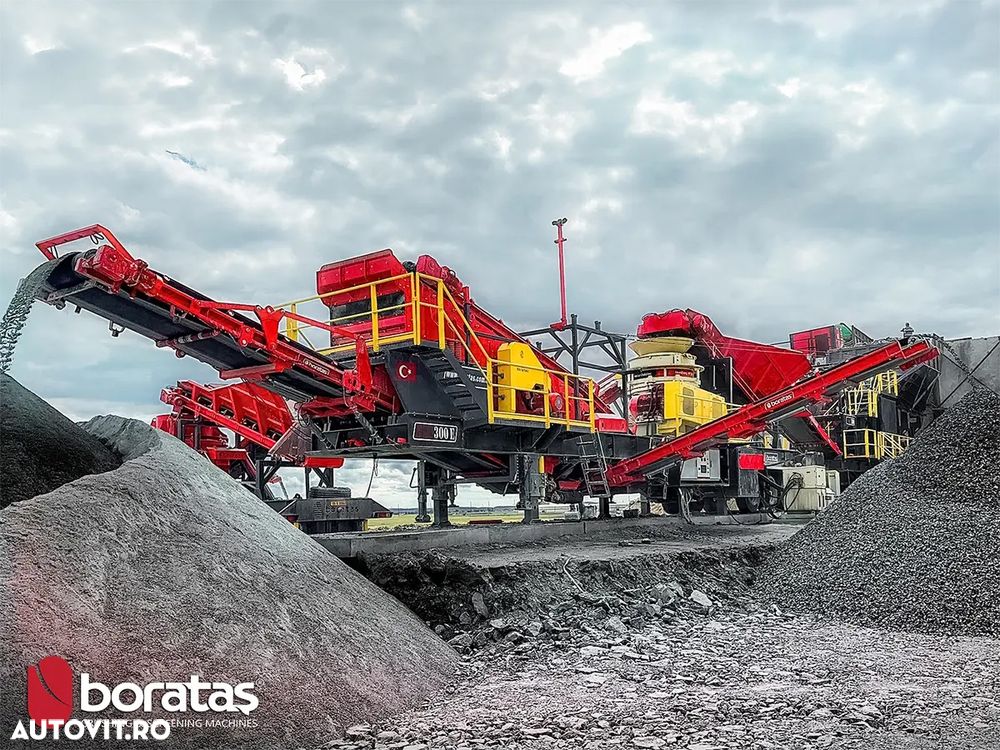 Boratas BLC300 – Stație Mobilă pe Roți cu Concasor cu Con și Sită Vibrantă - 6