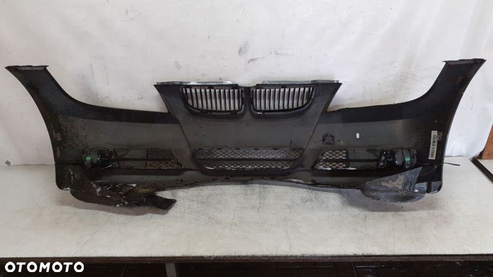 ^ ZDERZAK PRZÓD PRZEDNI DO BMW E90 HALOGENY SPARKLING GRAPHITE - 5