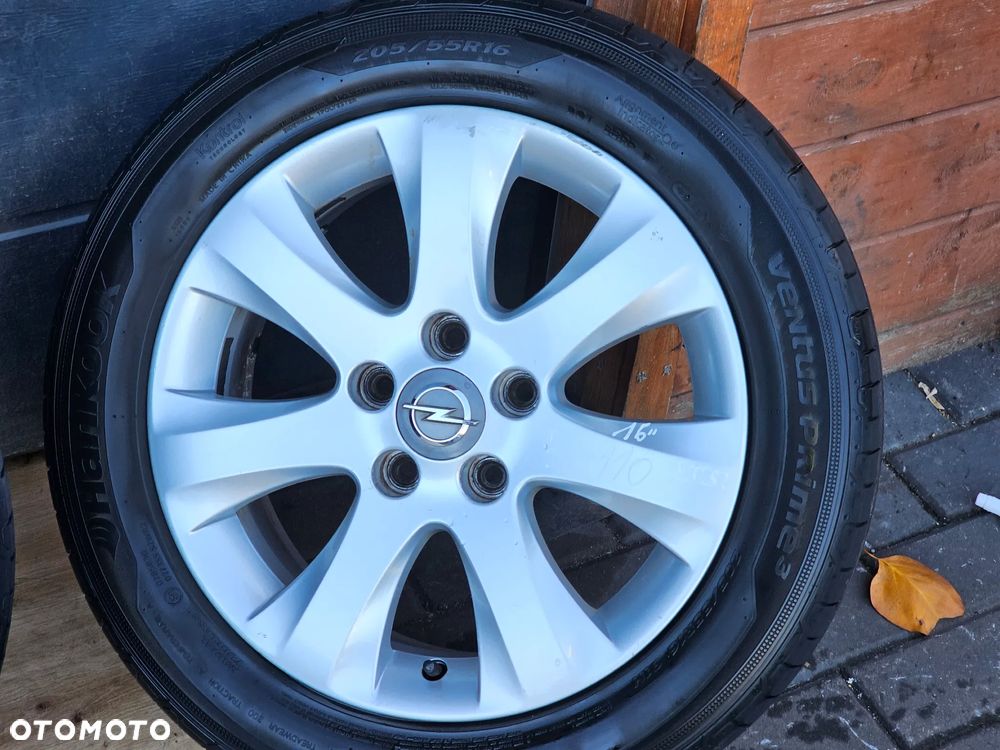 KOŁA FELGI ALUMINIOWE OPONY LETNIE OPEL ZAFIRA A ASTRA H VECTRA C SIGNUM MERIVA B 16 ' 5X110 ET37 - 4
