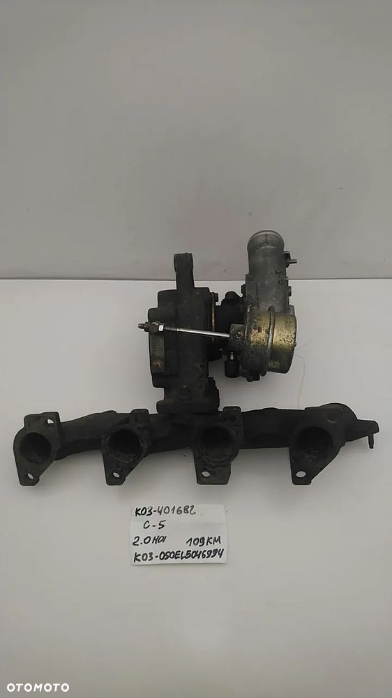 TURBINA 2.0 HDI 90KM 107KM 109KM 206 C5 K03-321246 K03-024DE5029629 - 14