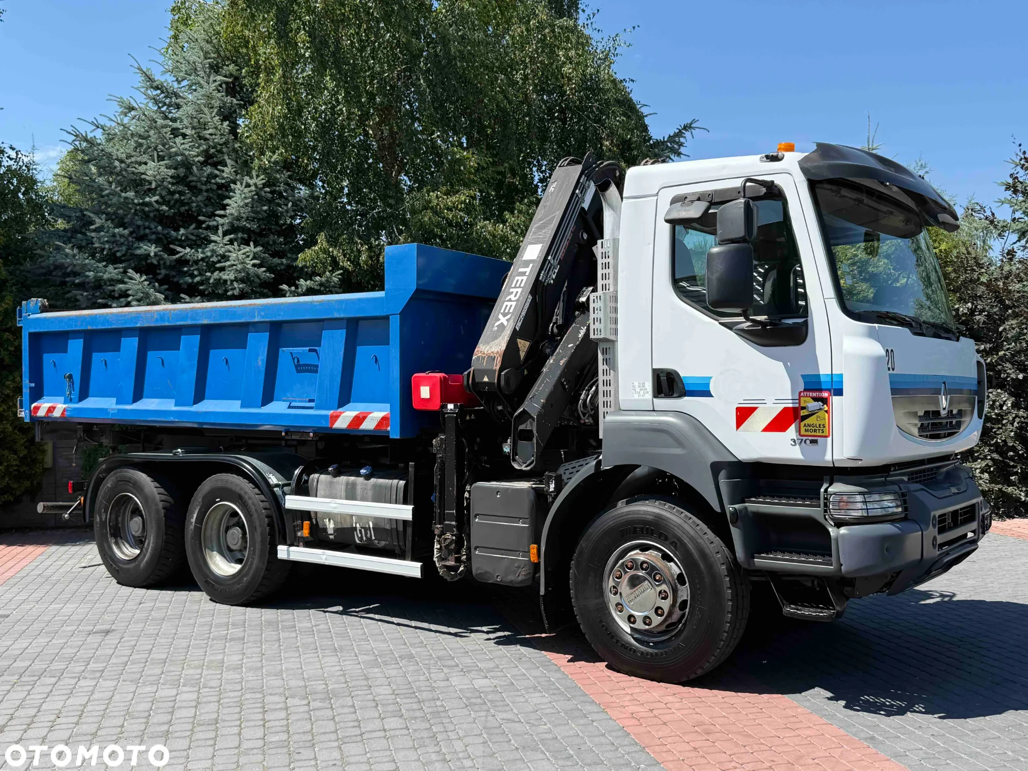 Renault KERAX=370DXi=6X4=WYWROTKA+HDS=TEREX - 11