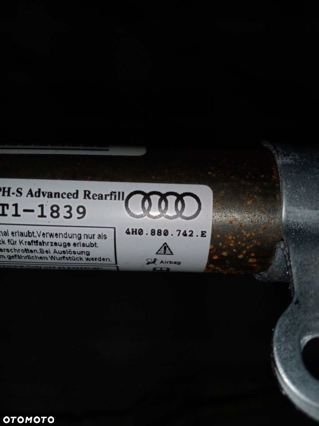 Kurtyna prawa 4H0880742E AUDI A8 D4 09-12 - 5