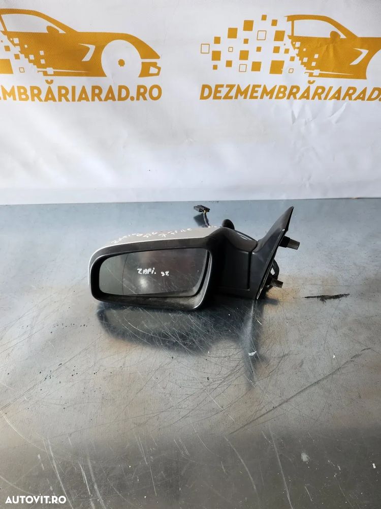 Oglinda Stanga Electrica Opel Zafira B Completa Cu 7 Fire La Mufa - 1