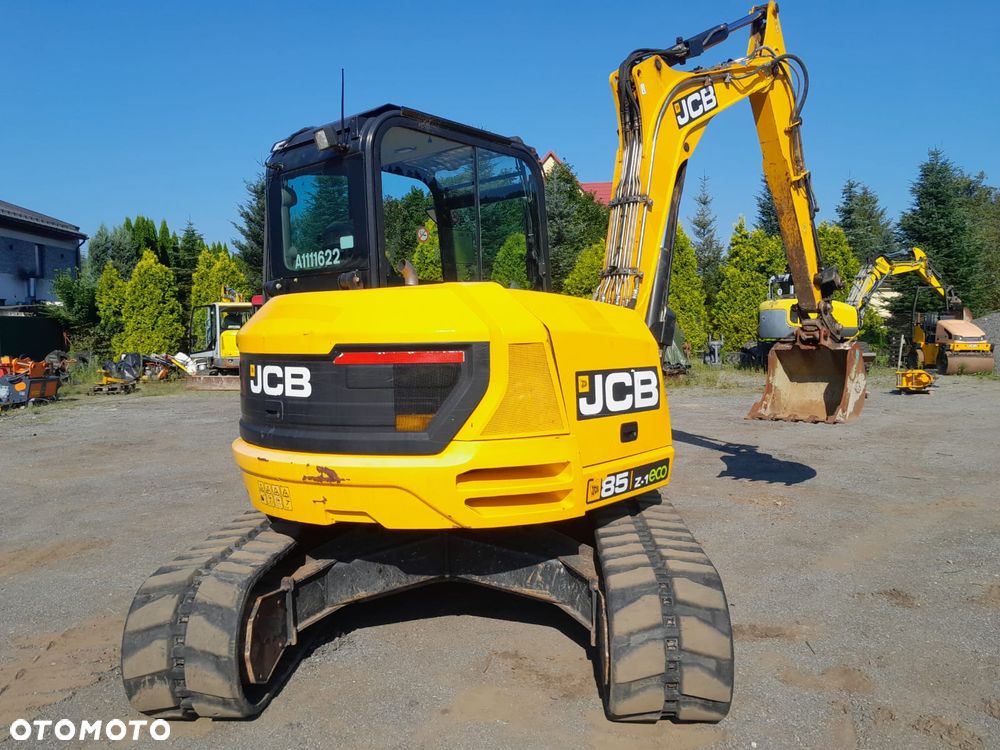 JCB 85Z-1, szybkozłacze i 3 łyżki - 5