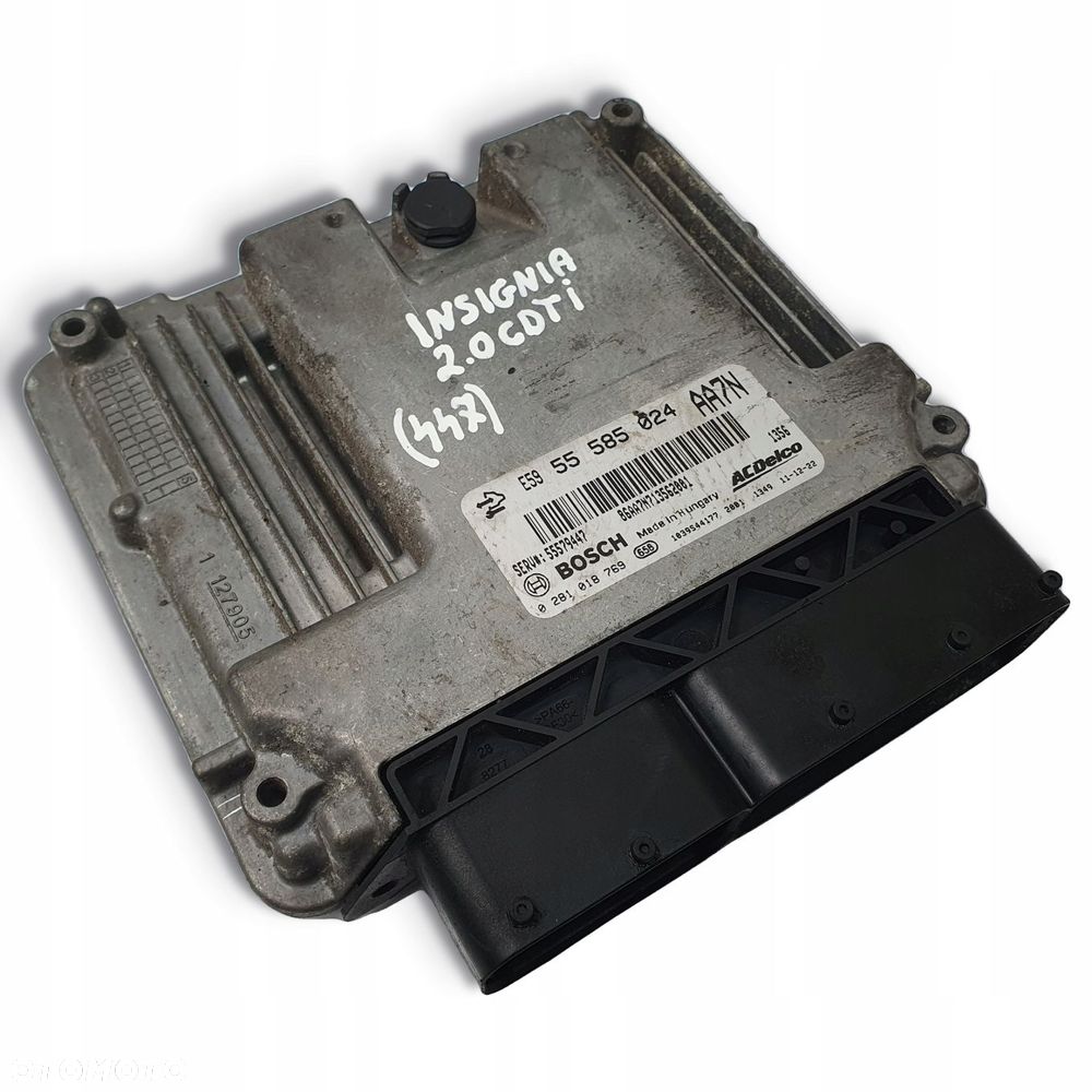 STEROWNIK SILNIKA komputer Opel Insignia 2.0 CDTI 55585024 AA7N - 1