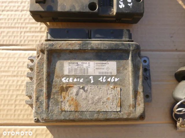 ZESTAW STARTOWY KOMPUTER STACYJKA CZYTNIK BSI RENAULT SCENIC I LIFT 1.6 16V 99-02 - 5