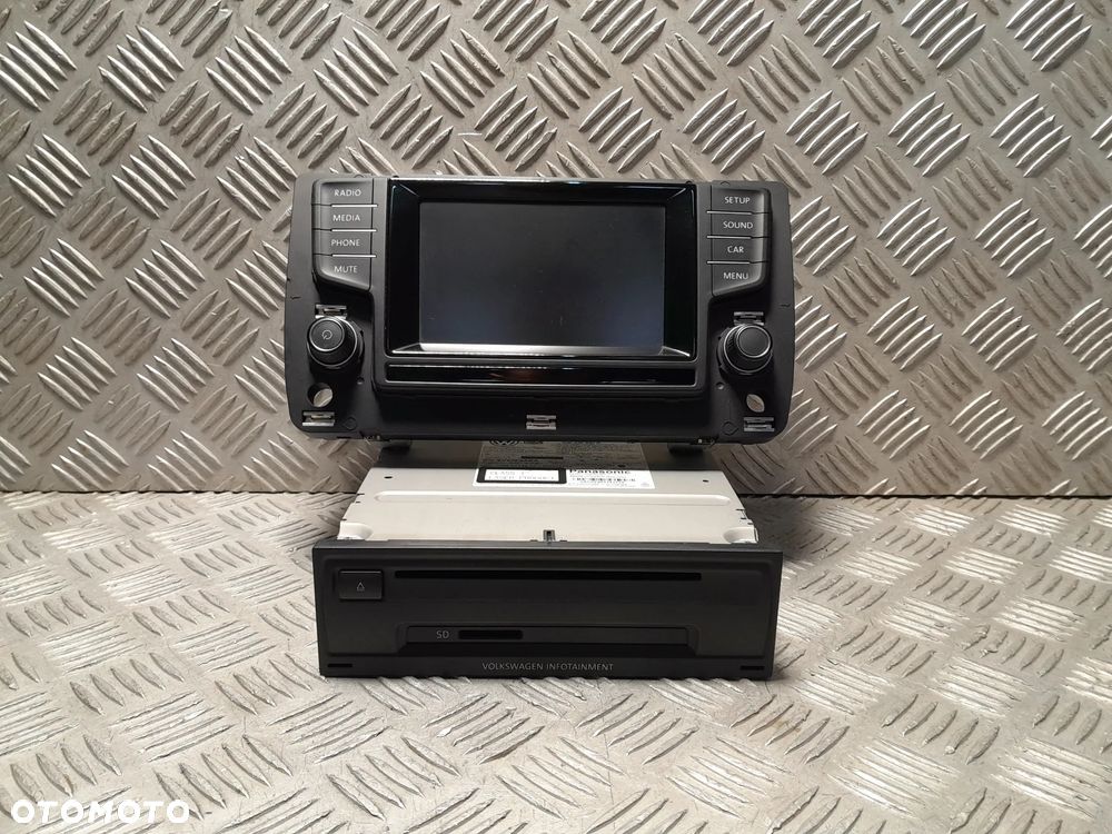 VW GOLF VII RADIO WYŚWIETLACZ CZYTNIK NAVIGACJI SSD 5G0035820A 5G0919605 - 1