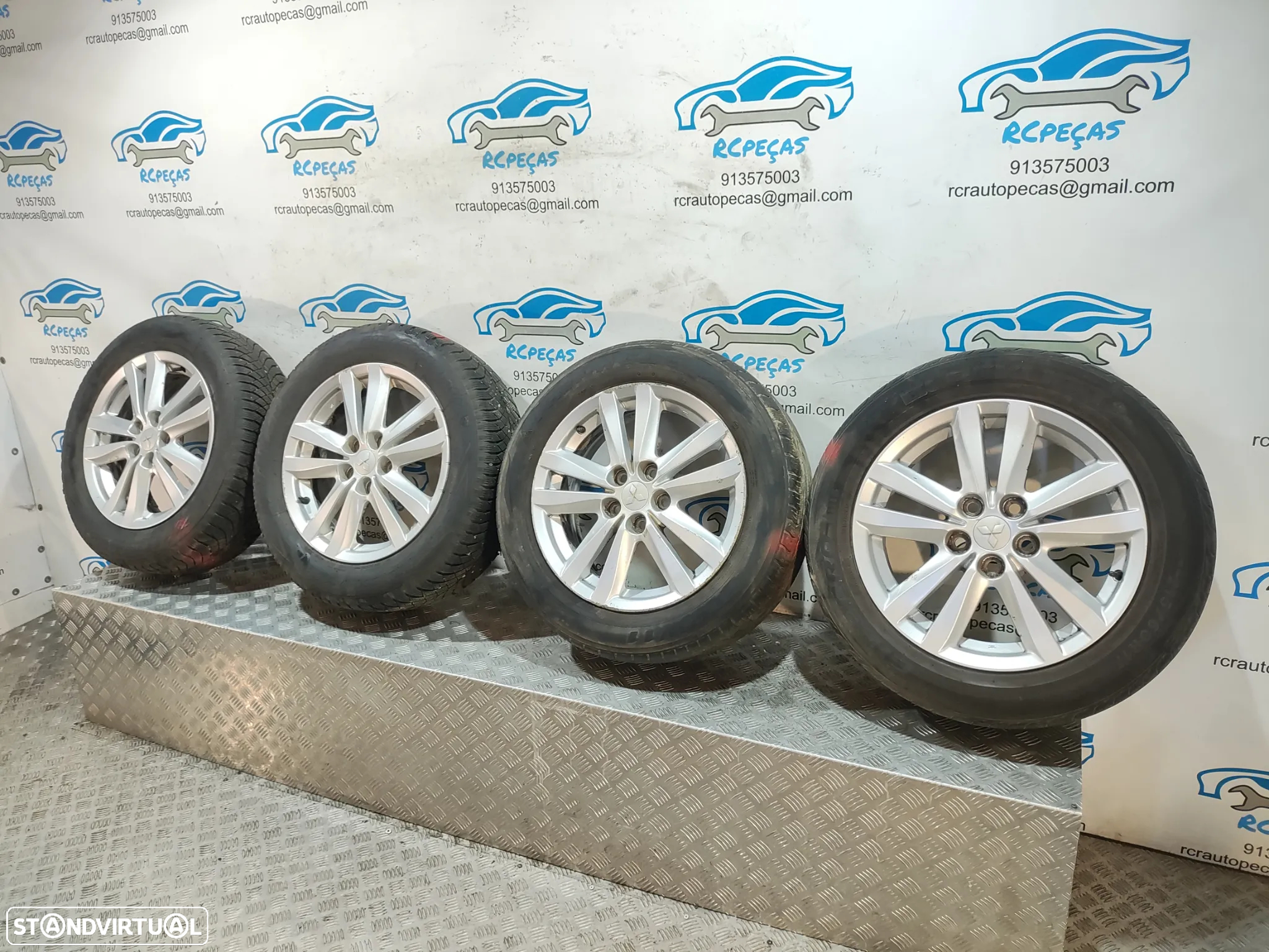 Conjunto Jantes 17 Originais Mitsubishi ASX 6,5J ET46 5x114,3 - 3