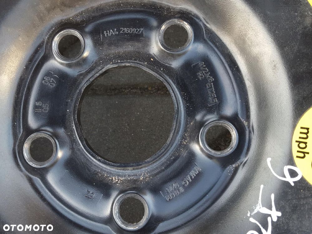 VW GOLF VI 6 V 5 EOS SEAT LEON II ALTEA AUDI A3 8P KOŁO DOJAZDOWE 16 5X112 - 5