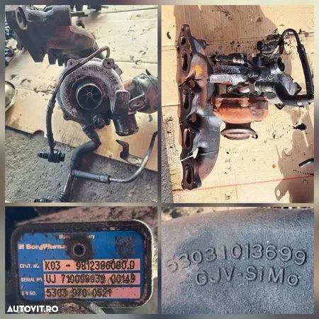 Turbina turbo turbosuflanta peugeot boxer citroen jumper 2,0 diesel euro 6 - 1