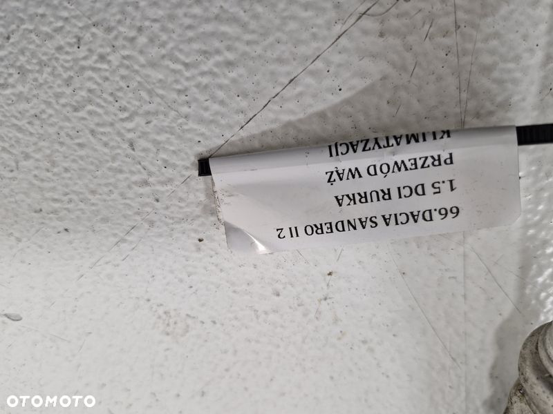 DACIA SANDERO II 2 1.5 DCI RURKA PRZEWÓD WĄŻ KLIMATYZACJI 924543476R - 8