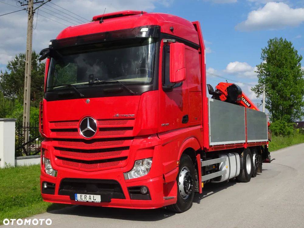 Mercedes-Benz Actros 2543 MP4 EURO 6 HDS Palfinger PK 17502 sterowany z siodełka sprowadzony z Niemiec stan idealny - 1