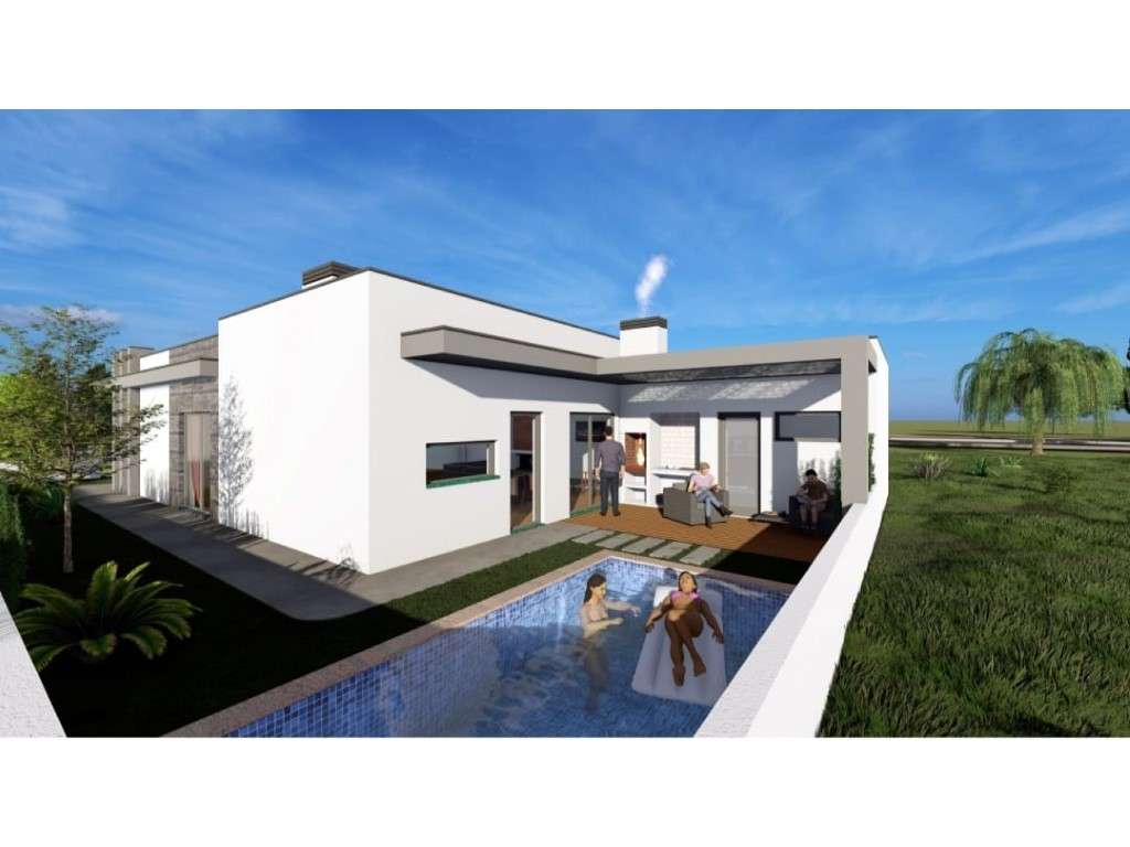 Moradia Térrea isolada T4 com 4 Suítes, PISCINA e GARAGEM em Fernão... - Grande imagem: 2/5