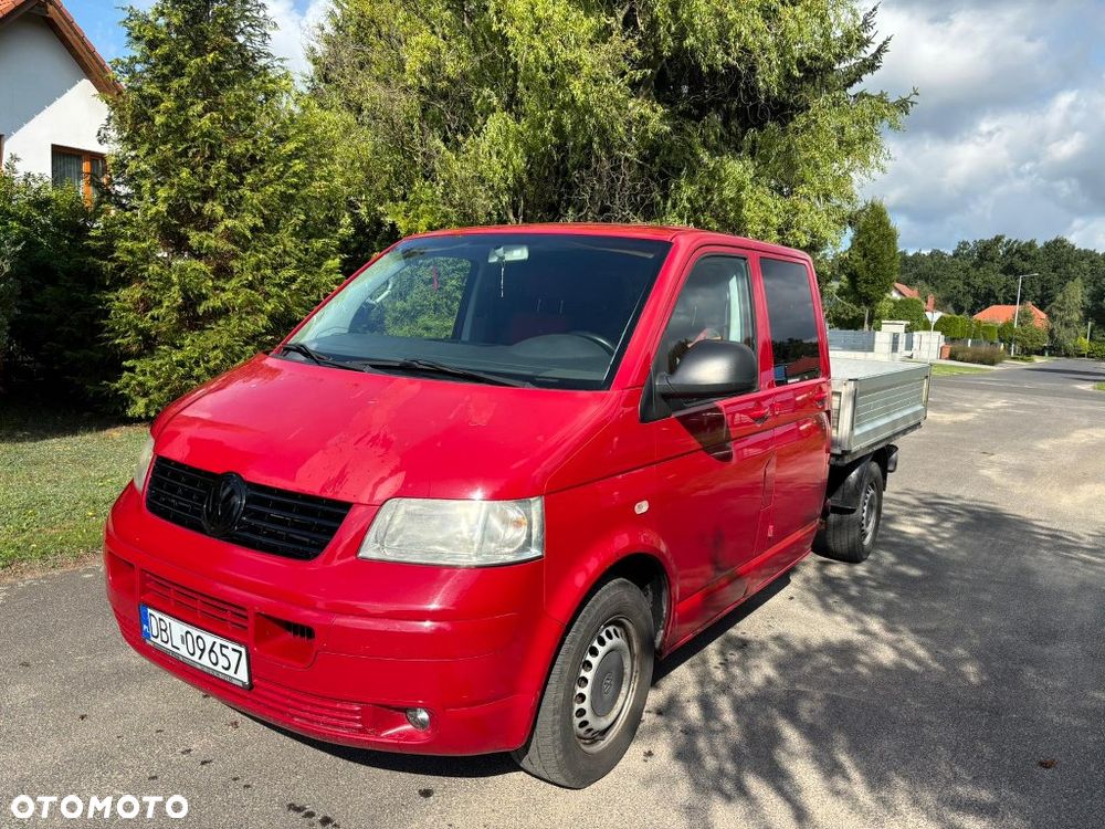 Volkswagen Transporter T5 2.5 TDI 130 KM Doka 5-Osobowy - 1