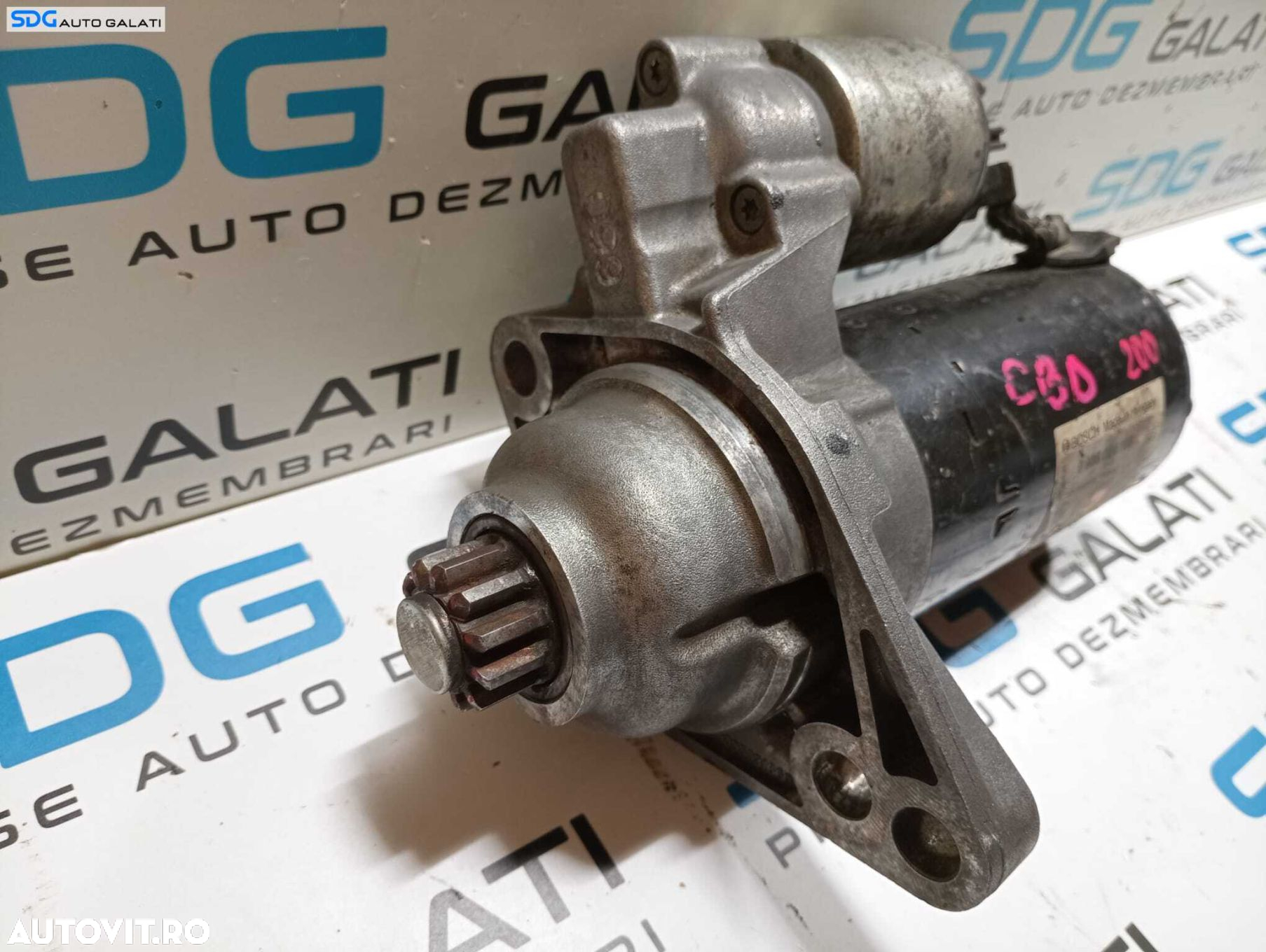 Electromotor cu 11 Dinti Volkswagen Golf 6 1.6 TDI CAY CAYB CAYC 2008 - 2014 Cod 02Z911023N 0001123028 [M7209] - 2