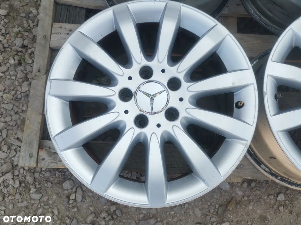 ALUFELGI FELGI ALUMINIOWE ORYGINAŁ MERCEDES 5X112 R16 ET42 7,5Jx A2114015702 - 3
