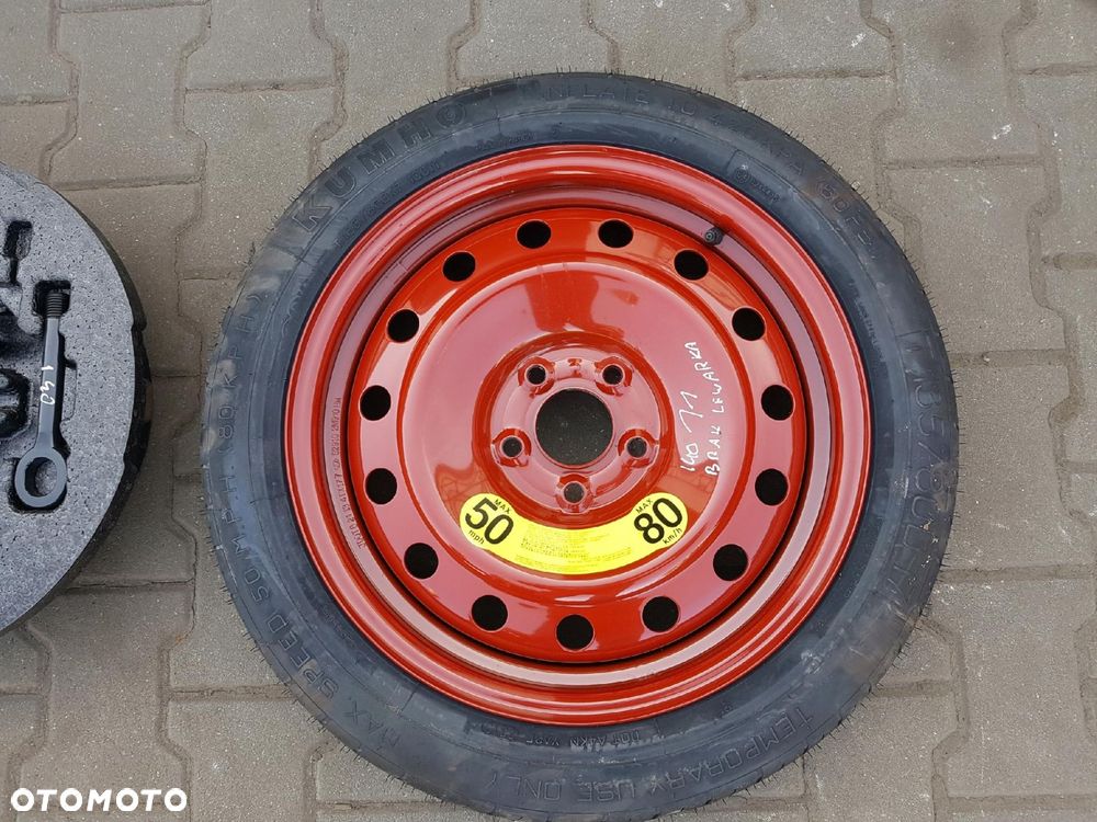 HYUNDAI I40 11-18r KOŁO DOJAZDOWE 17 5X114.3 WKŁAD KLUCZ UCHO - 3