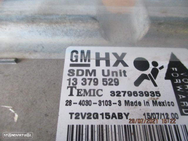 Modulo Airbag 13379529 OPEL CORSA D 2012 - 2