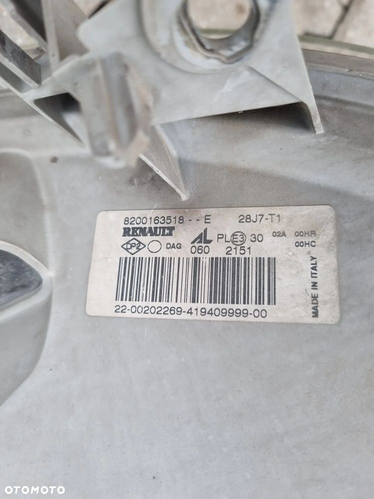 LAMPA LEWA PRAWA PRZÓD EU MASTER MOVANO INTERSTAR  04-10r. - 8