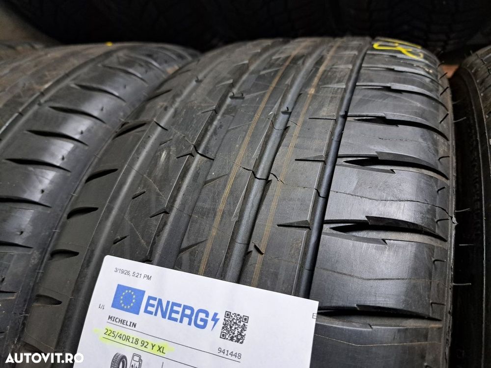 4 anvelope 225/40 R18 Michelin dot 2022 , Noi ! - 2