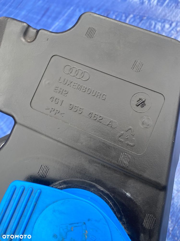 ZBIORNIK ZBIORNICZEK PŁYNU SPRYSKIWACZY POMPKA KOMPLET AUDI A6 C7 A7 4G 4G8955451  4G1955462A - 6