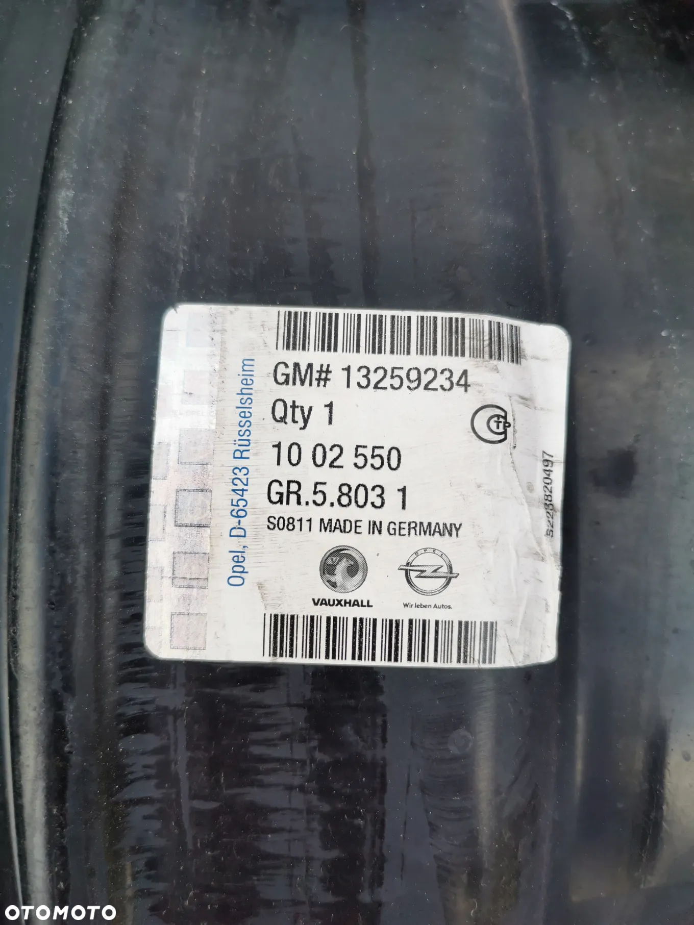 FELGI STALOWE 5x105 R16 6,5J OPEL ASTRA J K MOKKA AMPERA-E CZUJNIKI CIŚNIENIA - 9