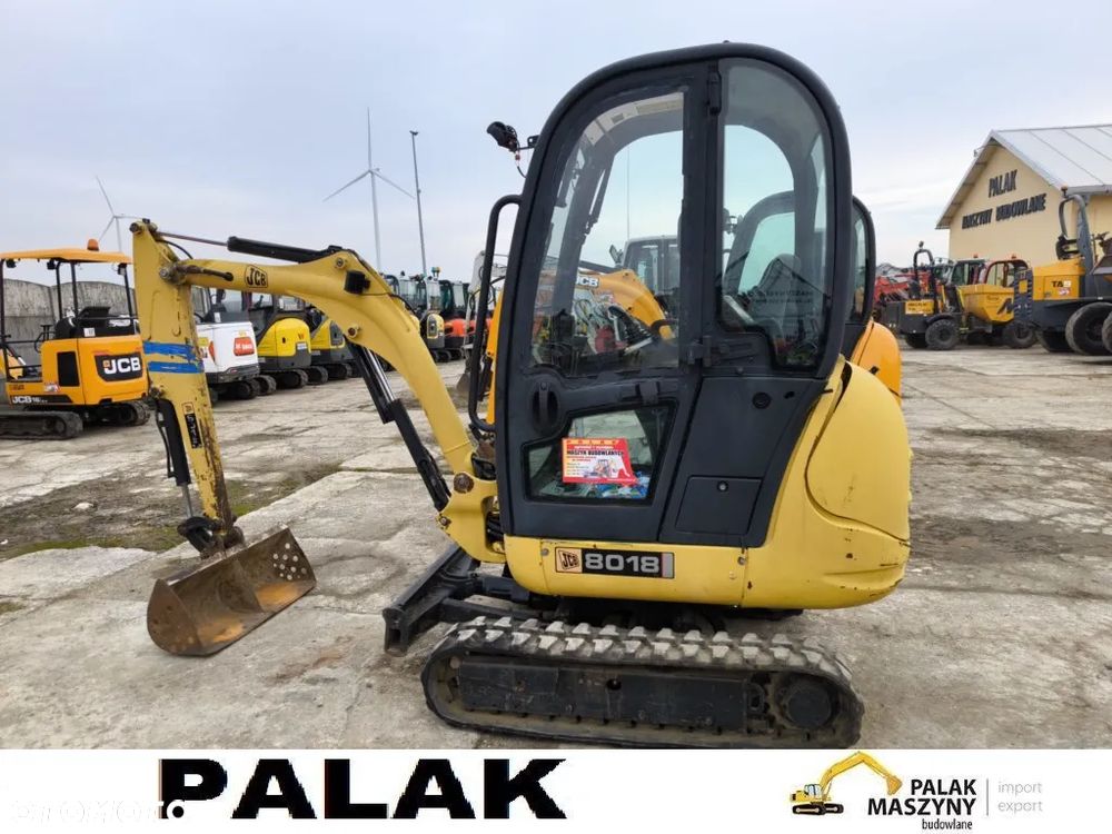JCB Mini koparka JCB 8018  ,2007 rok RAMIĘ  LONG - 5