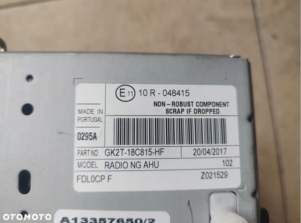 FORD TRANSIT MK8 CD RADIO NAVI GK2T18C815HF - 3