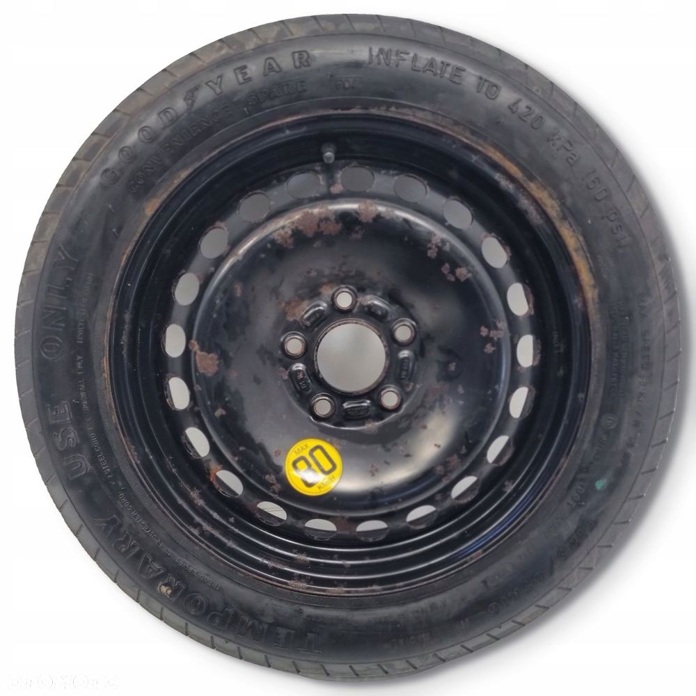KOŁO DOJAZDOWE Volvo S40 II V50 C30 125/85 R16 3S71-NA 2160827 5x108 zapas - 1