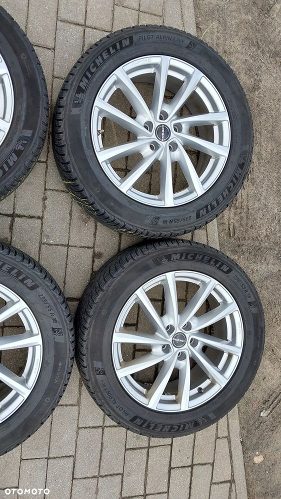 Komplet kol zimowych VW AUDI SEAT KOŁA V70838 7Jx18 ET43 5x112 235/55r18 - 3