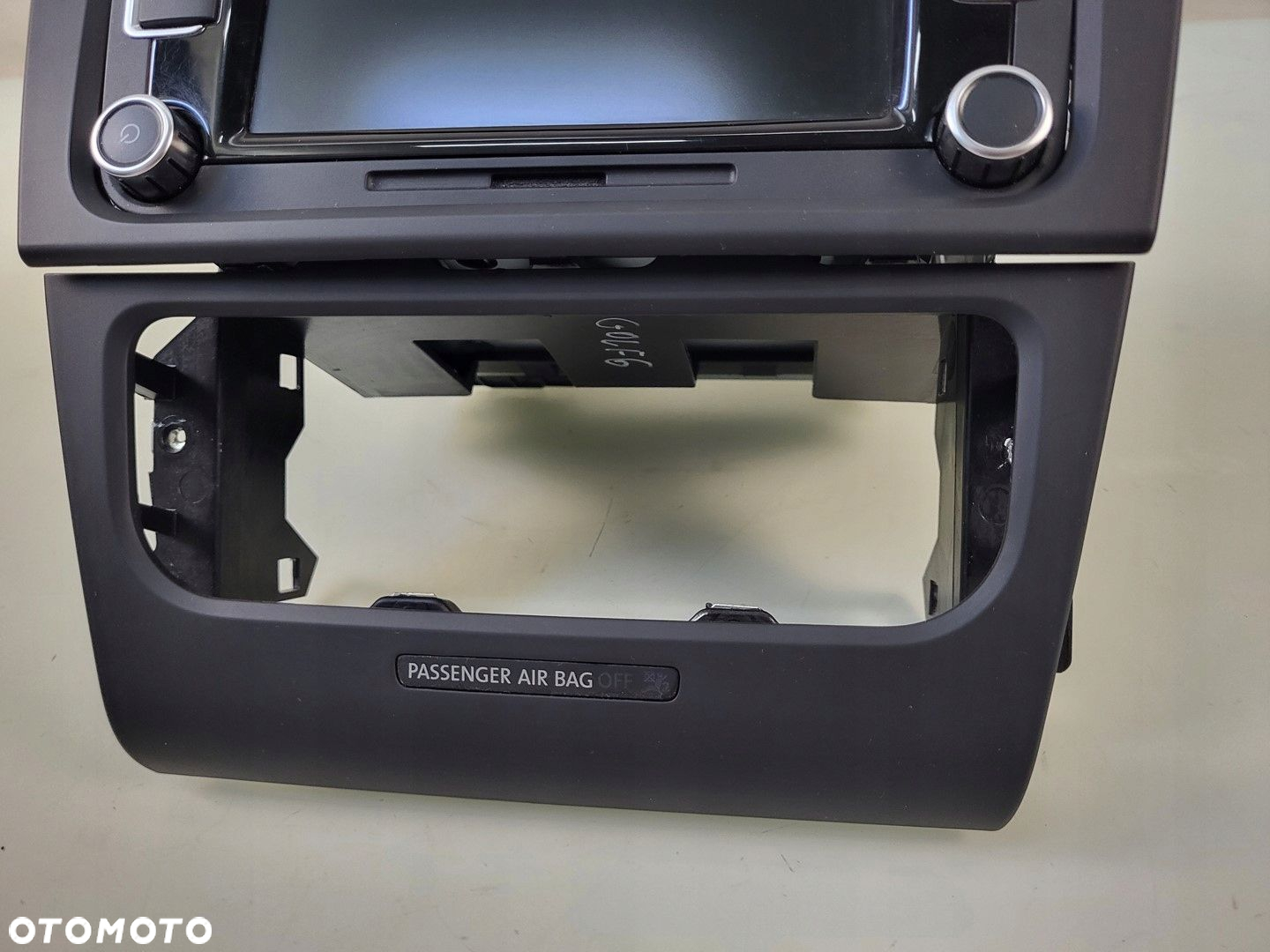 VW GOLF VI LIFT RADIO EKRAN MONITOR WYŚWIETLACZ RAMKA WTYCZKA - 4