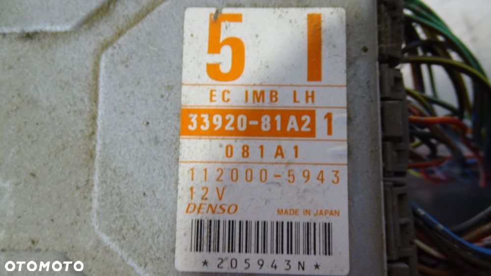 KOMPUTER SILNIKA SUZUKI JIMNY III 1.3 AWD 33920-81A21 - 4